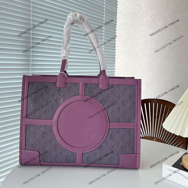 

23ss designers women leather totes bags handbag shouder cross body shopping bag luxurys messenger ladies travel handbags pouch 42cm