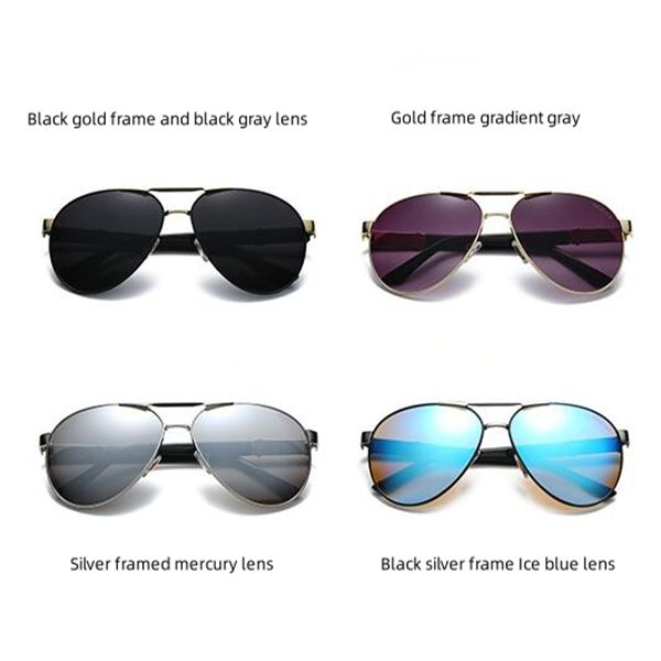 

designer children's glasses fashion brand sunglasses british metal frame blue mirror retro glasses