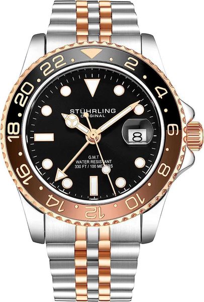 

luxury ceramic rotating bezel r luminous o wrist watches l 40mm*13mm e 904l x gmtl iced out movement gift for man, Slivery;brown