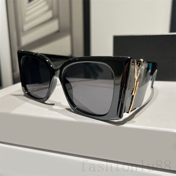 

classic beach sunglasses ladies designers solid color designer sunglasses simple cats eyes sonnenbrille wide leg shades womens sunglasses ac, White;black