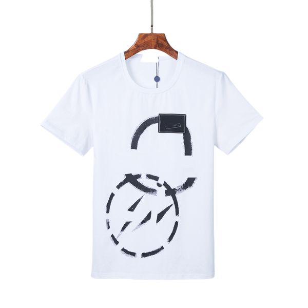 

mens designer t shirt summer mans casual round and short sleeve chest letter shirt style patterns embroidery with tees fashion brand goods w, White;black