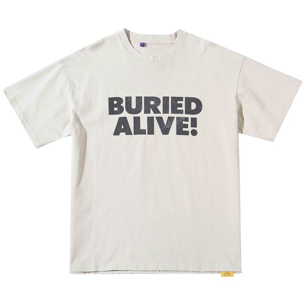 

23ss new woman men's t-shirts vintage slogan hands gilding letter printed tee casual summer classic break short sleeve fashion breathab, White;black