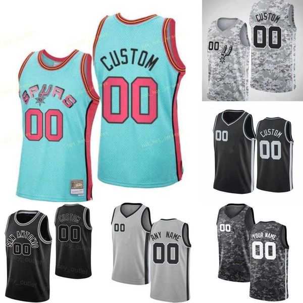 

men women youth san antonio''spurs''custom 10 jeremy sochan 41 gorgui dieng 35 romeo langford 14 blake wesley 1 victor w, Black;red