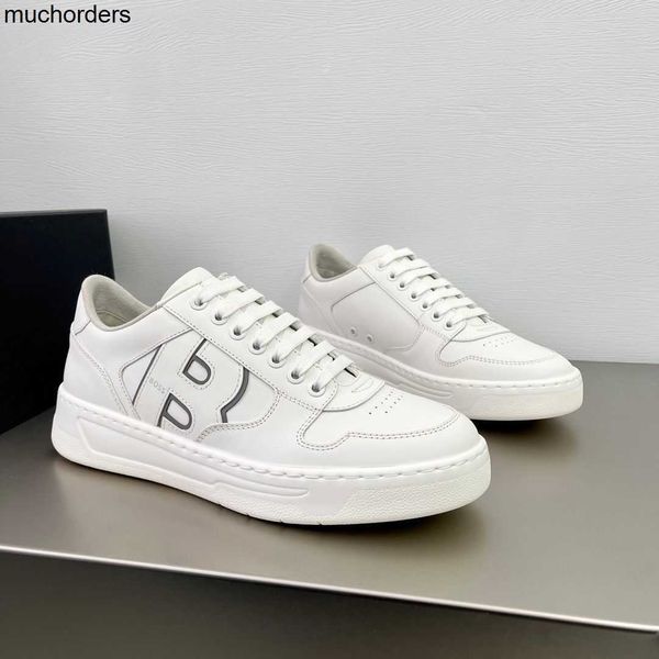 

hugo bos * men's fashion lace up leather board shoes casual sports shoes men's leather shoe size, Black