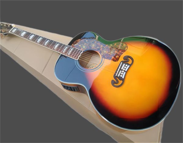 

solid spruce 43 jumbo body guitar 43-inch sunburst j200 soundtrack on ksg