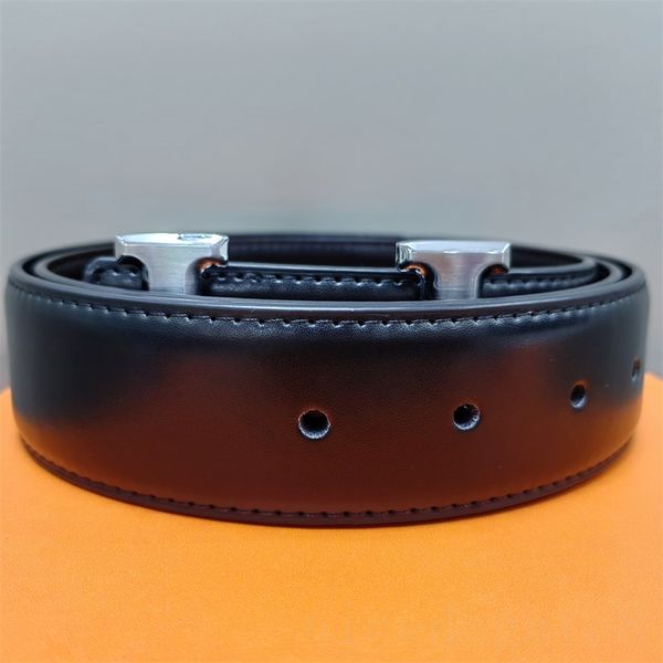 

wide designer belt for man plated gold lady belts black brown simple 3.8cm ceinture smooth buckle leather belts fashion simple vintage ga03