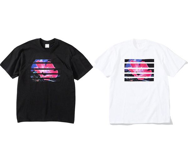 

designer men's t-shirt cartoon print sailor collar fashion casual cotton letter man and woman couple t-shirt s-xxl-yy s-3xl-yy, White;black