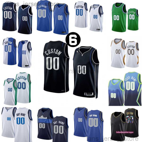 

custom printed 2022-23 new basketball jerseys doncic irving hardaway bertans wood powell bullock kleber green lawson wright hardy silva pins, Black;red