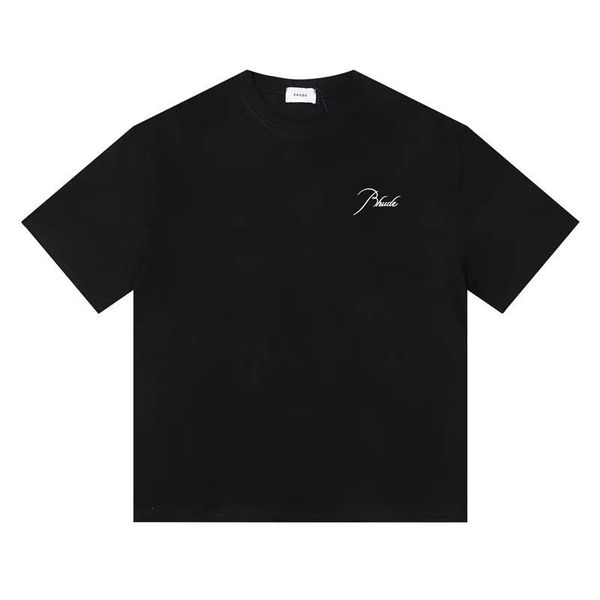 

designer t shirts rhude t shirt summer casual short sleeve women mens designer t-shirt simple classic design tee streetwear outdoor shirts b, White;black