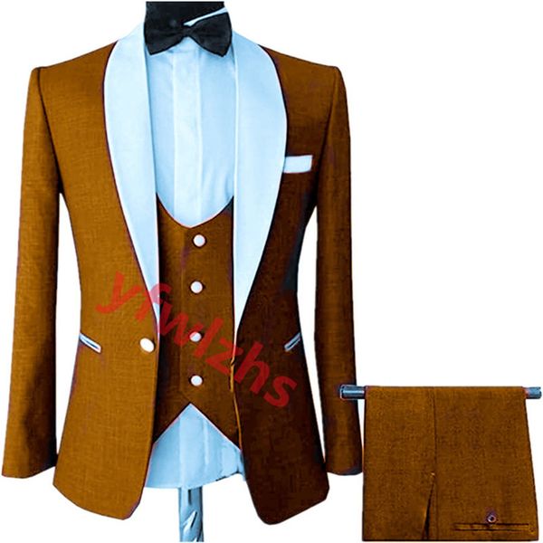 

groom tuxedos one button groomsmen shawl lapel men suits wedding/prom man jacket pants vest tie 001219, Black;gray