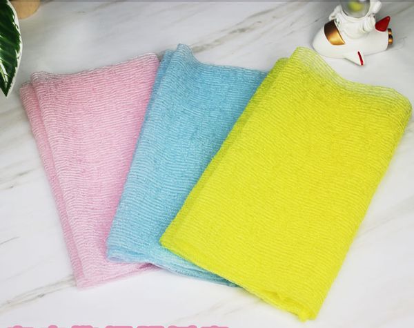 

double sided strong back rub bath towel pull back strip women's back rub dirt and mud remover long strip back shower towel