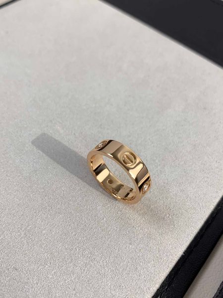 

eller carti v gold classic love series 3 diamond wide edition ring for japanese and korean couples - new h41h, Silver