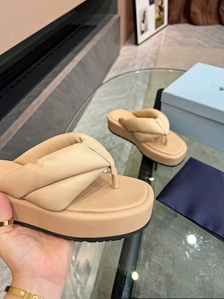 

designers pool pillow mules women sandals sunset flat comfort mules padded front strap slippers 0609, Black