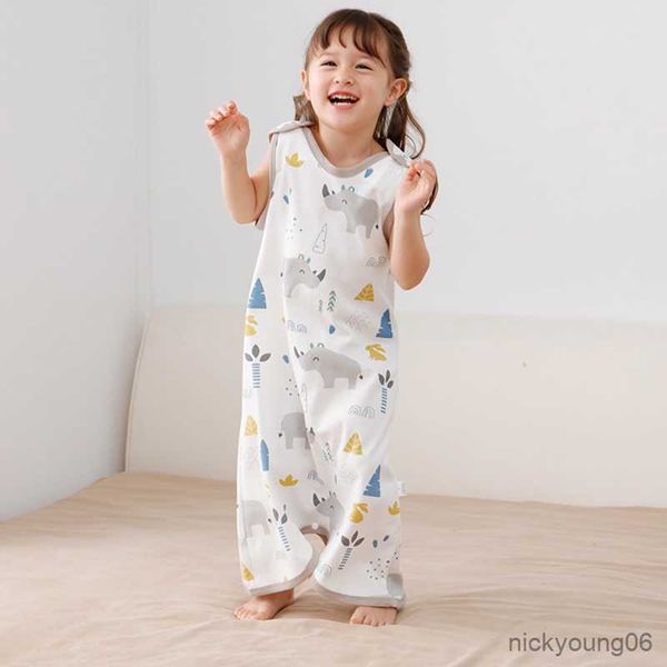 

sleeping bags baby cotton babies sleeveless sleepwear breathable newborn sleep vest summer blanket r230718