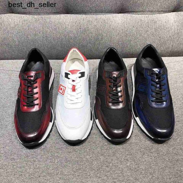 

berlut bruti is a high-quality upgraded sport track low sneaker, Black