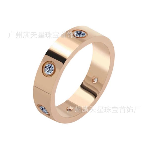 

original boutique carti love ring women's all sky star couple wide and narrow edition pair screw rose gold proposal diamond 1b89, Silver