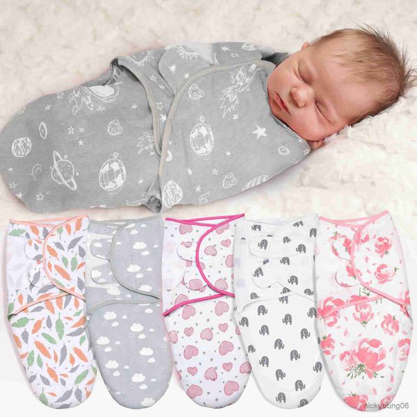 

sleeping bags baby swaddle blanket wrap for infant adjustable newborn organic cotton bag boys girls r230614