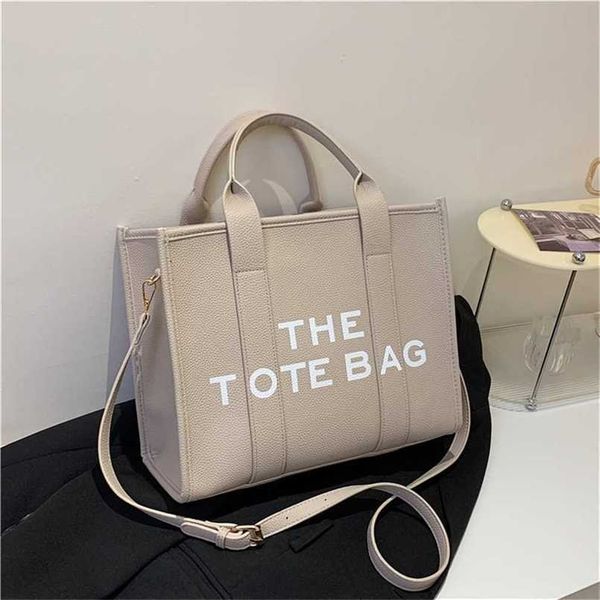 

totebag large capacity letter handbag trendy crossbody bag large thetotebag 50% outlet online x9tm