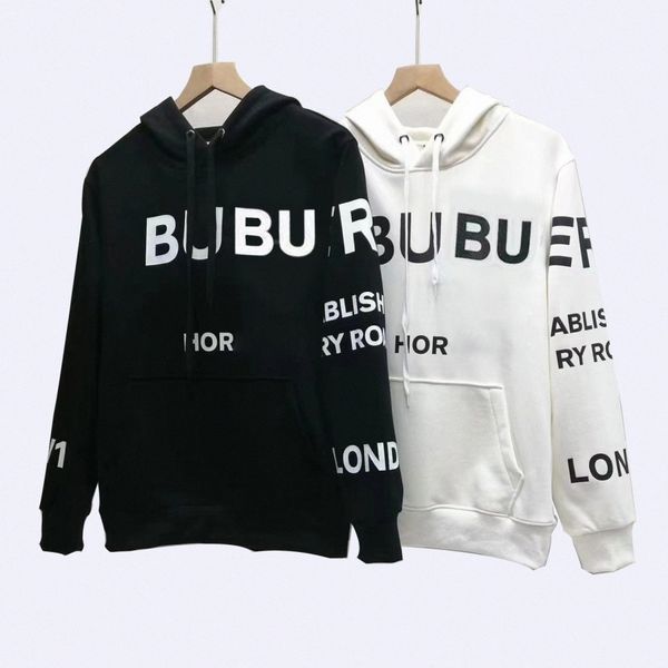 

men's hoodies designer sweatshirt men plus size long sleeve pullover hoodie classic leisure multicolor asian size s-5xl 68zj#, Black