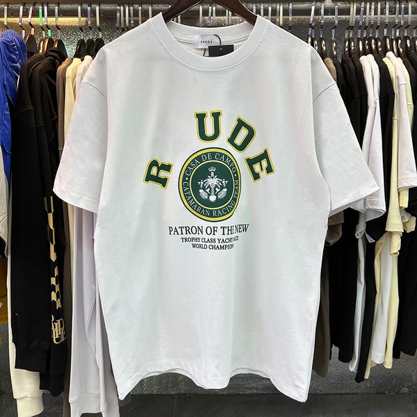 

2023 mens tshirt luxury summer t shirts women tees trendscotton short sleeves three colors designer clothing street asian size s-xl, White;black