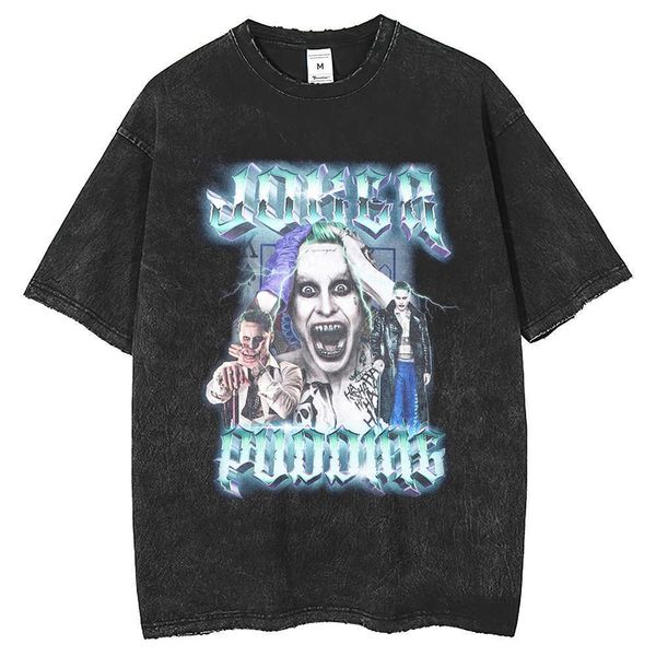 

new summer funny figure dark short sleeve t-shirt high style men's cotton t-shirt, White;black