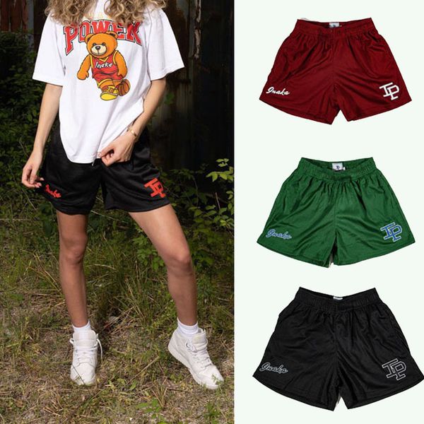 

american fashion brand ip shorts designer shorts running breathable mesh quarters gym hip hop shorts men basketball shorts good looking casu