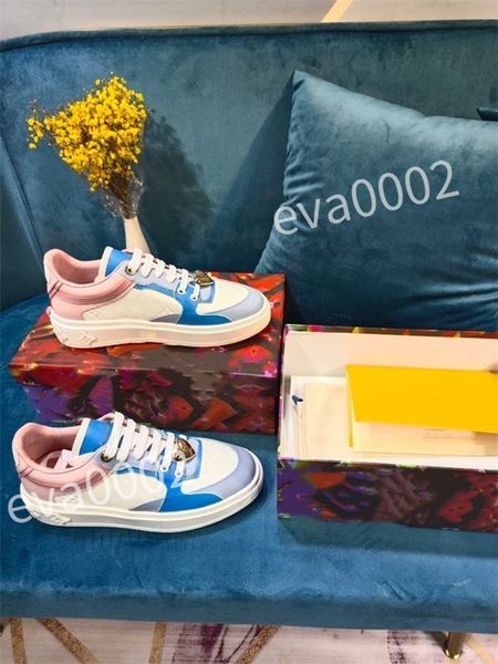 

new luxurys casual shoes genuine leather vintage classic plaid trainers vintage fashion trainer trainers for men and women, Black