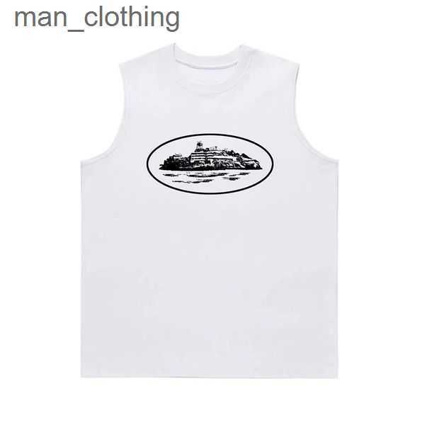 

men's t-shirts size t-shirt corteiz cargo alcatraz tanks short vests black sleeveless o-neck crop tank y2k crop vest smlxl duar 53 2 3, White;black