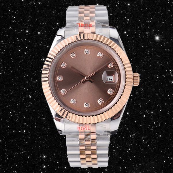 

mens quartz watch mechanical casual watch blue-black men's and women's watches lovers milan belt diamond digital fashion personali, Slivery;brown