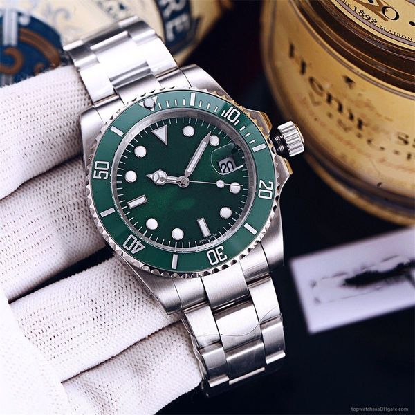 

mens watch designer watches automatic mechanical submariners movement luminous sapphire waterproof sports rolexs watch for man montre luxe, Slivery;brown