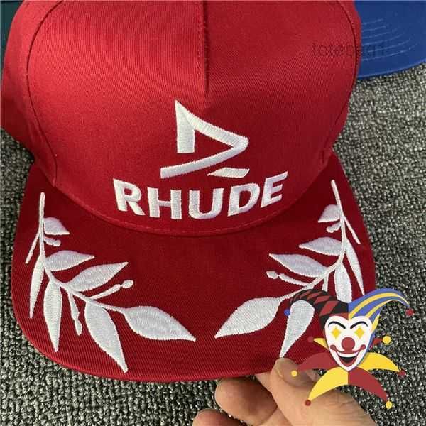 

embroidery rhude baseball cap men women sun hat sunscreen outdoor adjustable 2 nzgv, Blue;gray