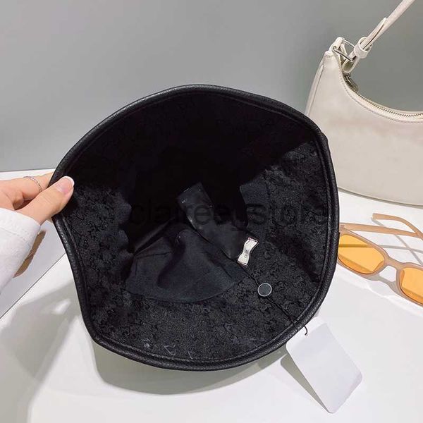 

wide brim hats bucket hat designer hat luxury bucket hat solid colour letter design atmosphere fashion leisure sunshade cap temperament vers, Blue;gray