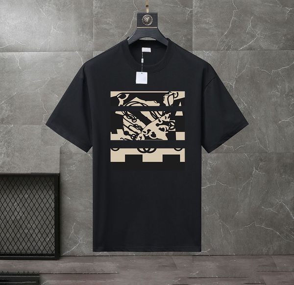 

2023 summer men's and women's fashion and leisure brand temperament joker soft cartoon letter printed t-shirt size xs-4xl#am79, White;black