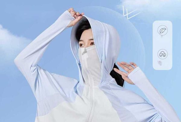 

cool in summer sunscreen clothing clothing women's summer hoodiezezx, Black