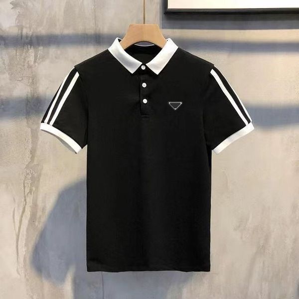 

designer mens basic business polos t shirt fashion france brand men'sembroidered armbands letter badges polo shirt shorts 87841, White;black