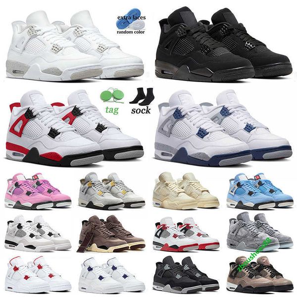 

jumpman 4 black cat basketball shoes white oreo red cement midnight navy military blacks 4s sail canvas a ma maniere violet ore kaws grey