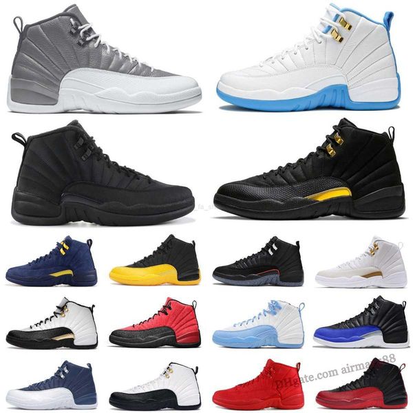 

jumpman 12s retro basketball shoes 12 stealth hyper royal university blue black royalty taxi playoffs 2022 utility cherry easter flu game me