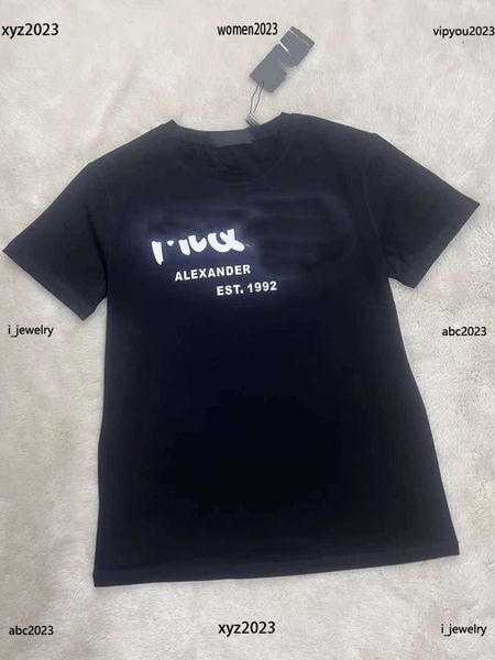 

luxury plus size women designer t-shirt fashion letter logo printing tees size s-xl short sleeve summer round neck, White