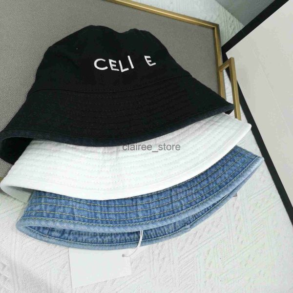 

wide brim hats mens hat designer baseball new cap bucket hats spring and summer letters embroidered adjustable multi color solid men women h, Blue;gray