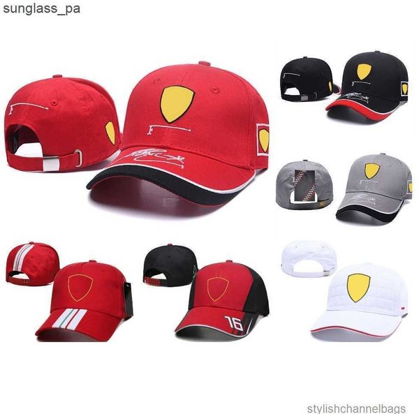 

Ball Caps 2024 F1 Racing Mens Baseball Cap Outdoor Sports Brand Fashion Embroidery Baseball Caps Formula 1 Sun Hat F1 Car Hat 412-3, Red