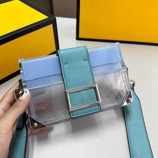 

acrylic clear bag purse designer woman handbag jelly shoulder bags fashion cute y2k pink cross body wallets beach phone bag 230615