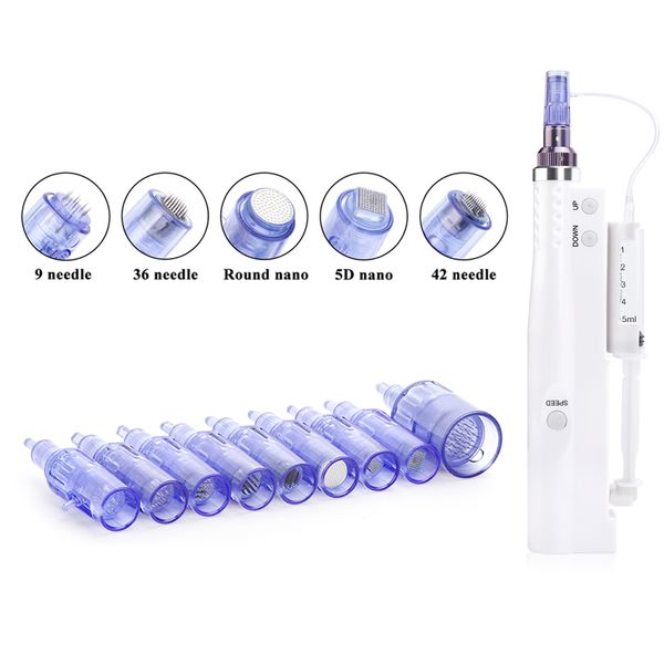 

20/50pcs replacement microneedle cartridge tips micro needles for mesotherapy gun pore thinning complexion improvemen relief dark sore