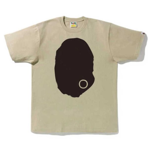 

fashion luxury men's t shirts loose men women tees brand tshirts casual cotton short sleeve high street apes t-shirts couple t-shirt p, White;black