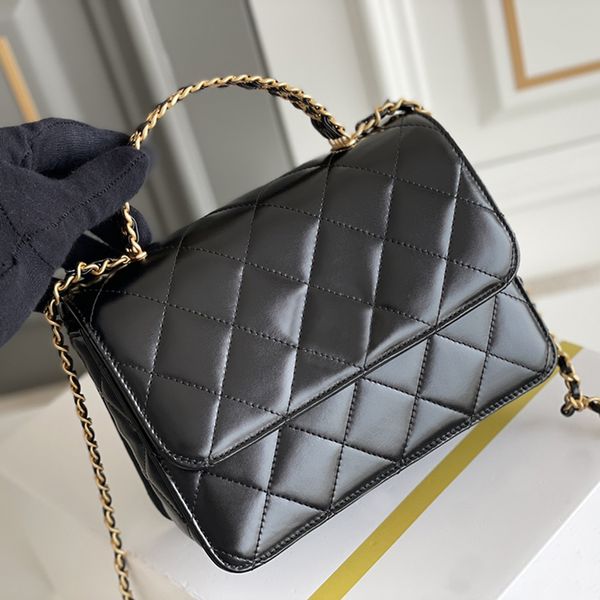 

10a designer chain bag 20cm genuine leather crossbody bag lady shoulder handbag with box c532