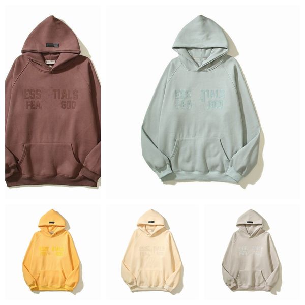 

mens hoodies sweatshirts mens womens warm pullover hooded fashion brand designers loose sweatshirt lovers clothing reflective designer ess, Black