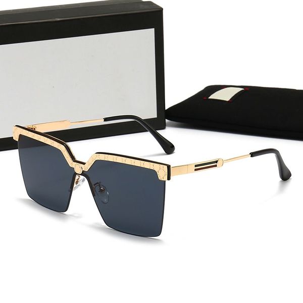 

2023 New Hot Sale Luxury Polarized Designer Sunglasses letter G lens Top Fashion For Womens&Mens Goggles Senior Eyewear Vintage Metal Sun Glasses Frame