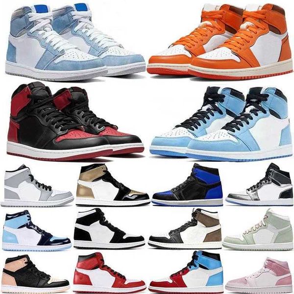 

2023 basketball shoes jumpman 1 men women 1s university blue og hyper royal neutral grey prototype shadow 2.0 obsidian dark mocha trainers b