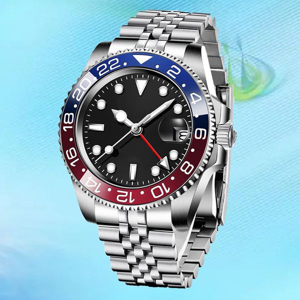 

luxury watch waterproof mens automatic mechanical watches classic style 41mm full stainless steel swim wristwatches sapphire super luminous, Slivery;brown