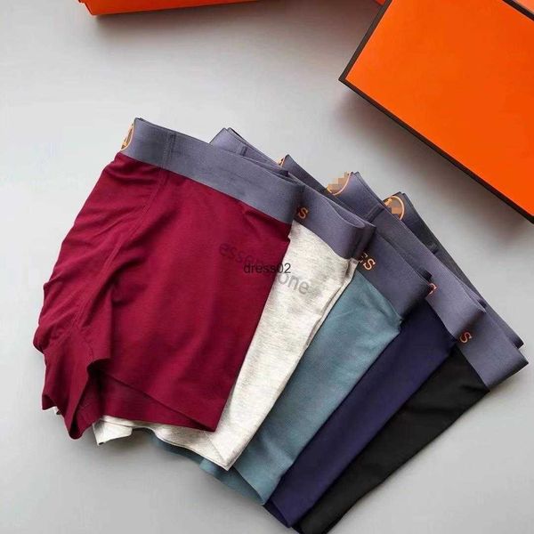 

men underpants boxers designer man underwear solid color breathable mens underwears her branded boxer comfortable wear three pieces in one b, Black;white