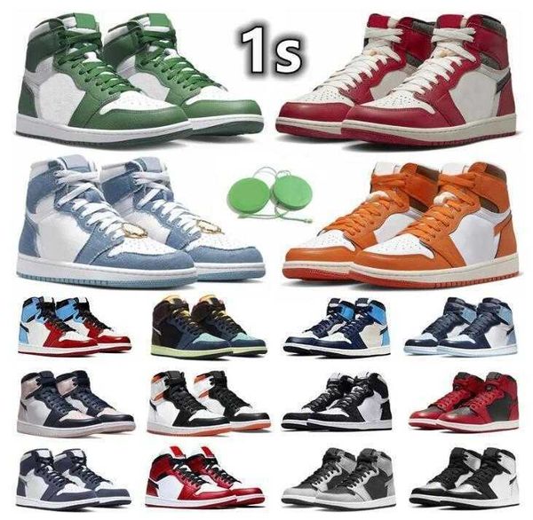 

designer shoes jumpman 1 1s men women basketball shoes university blue unc hyper royal bred patent black toe dark mocha twist tan gum linen